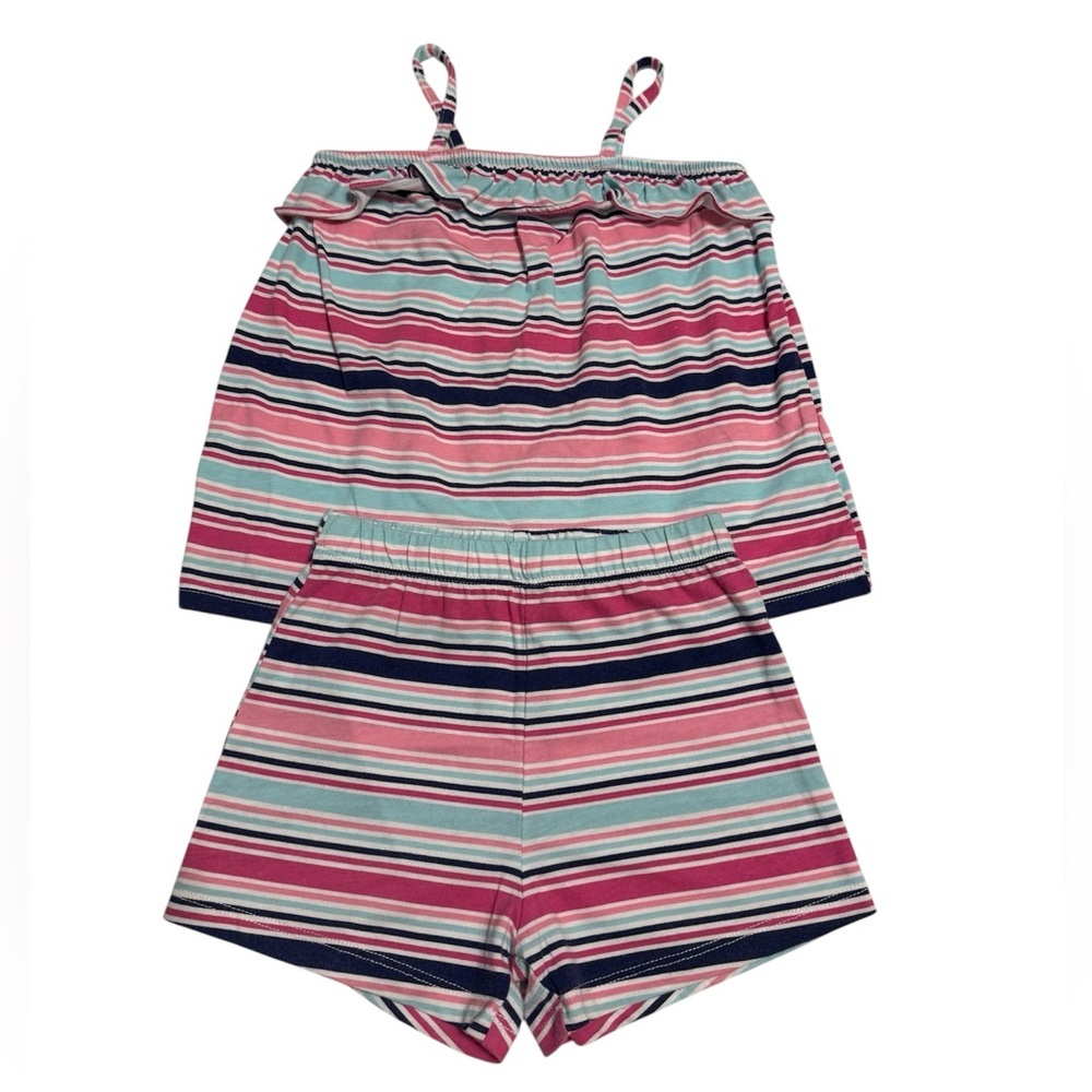 The Children's Place Striped set in Pink, Blue, and White size 4T